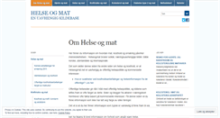 Desktop Screenshot of helseogmat.net