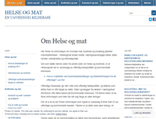 Tablet Screenshot of helseogmat.net